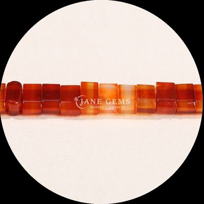 Cube Gemstone Bead in Various Crystal Colors Red Agate Rose Quartz for DIY Jewelry