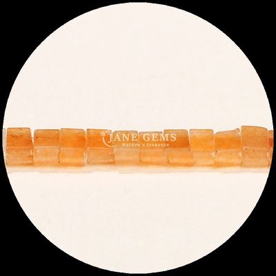Natural Gemstone Polished Finish Cube Beads Amazonite Picture Jasper Loose Bead Strands For Jewelry Making