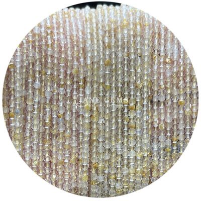 Customized Gems Bead White Moonstone Prehnite Purple Jade Loose Beads