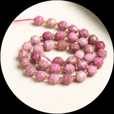 Natural Olive Shape Beads Faceted Loose Stone Bead Red Jasper Mookite Loose Strands for DIY Jewelry