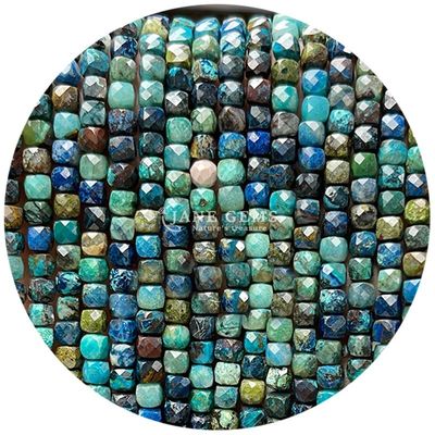 Polished Smooth Loose Beads Faceted Sugar Cube For DIY Crafts Jewelry Making Gems Bead