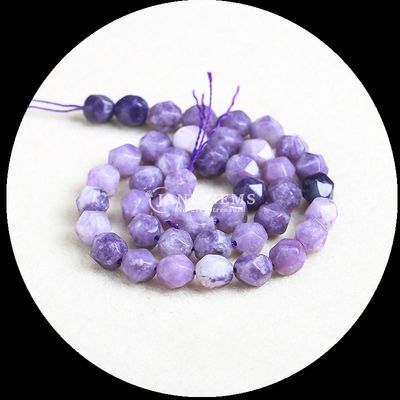 Loose Natural Diamond Faceted Gem Beads Morganite Pink Aventurine Loose Strands for Jewelry Making