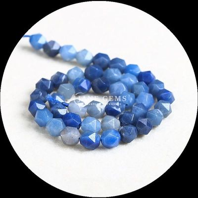 Loose Natural Diamond Faceted Gem Beads Morganite Pink Aventurine Loose Strands for Jewelry Making