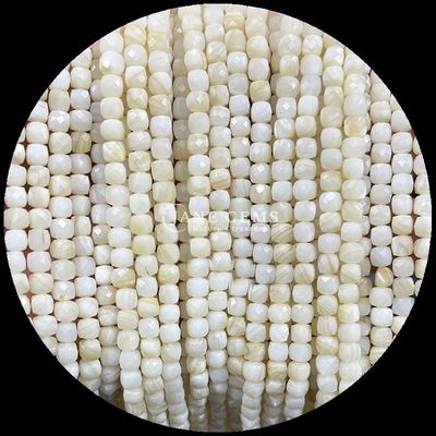 Assorted Cube Shape Natural Gemstone Beads Fluorite Morganite Loose Strands Beads for Jewelry Making