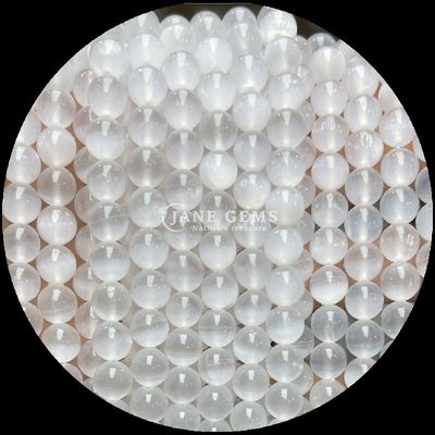 Colorful Round Gemstone Beads Garnet Morganite For Jewelry Making DIY Bracelets Necklaces / Earrings