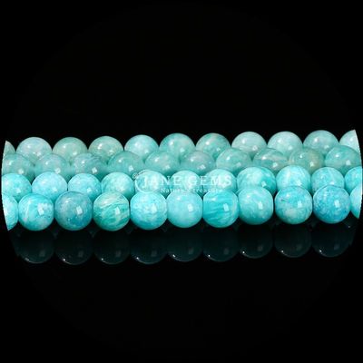 Round Shape Assorted Natural Gemstone Beads Labradorite Amazonite Loose Strands For DIY Jewelry Designs