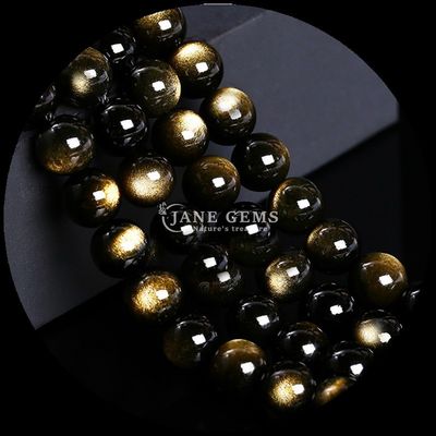 Dazzling Multi Gemstone Polished Beads Larimar Golden Obsidian Loose Strands For Eye Catching Jewelry Creations