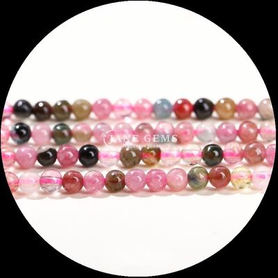 Natural Multi Color Round Gemstone Beads African Turquoise Green Dot For Bracelets Necklaces Earrings DIY Jewelry Making