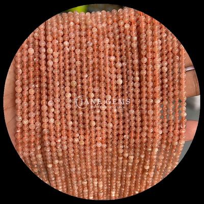 Natural Gemstone Beads Multi-color Pink Aventurine Sunstone Loose Bead Strands