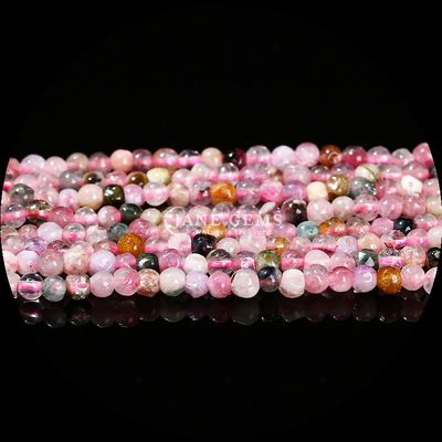 Polished Natural Gemstone Beads Amazonite Amethyst Loose Strands Beads For Handmade Jewelry