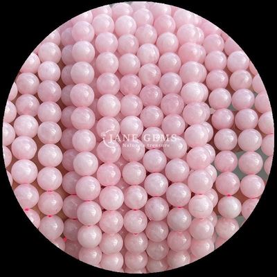 Round Beads in Assorted Colors Natural Rose Quartz Golden Rutilated Quartz for DIY Jewelry
