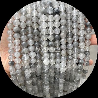 Round Beads in Assorted Colors Natural Rose Quartz Golden Rutilated Quartz for DIY Jewelry