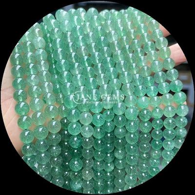 Round Beads in Assorted Colors Natural Rose Quartz Golden Rutilated Quartz for DIY Jewelry