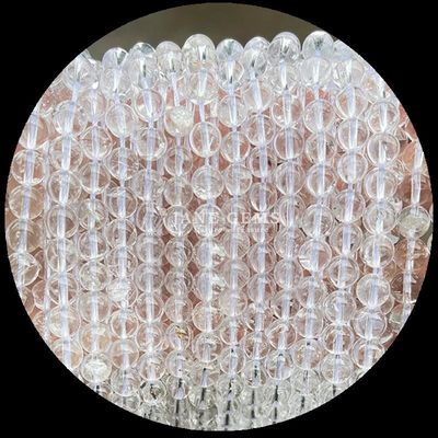 Natural Round Shape Gemstone Beads Clear Quartz Citrine Amethyst Loose Strands for DIY Jewelry