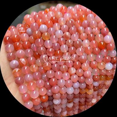 DIY Jewelry Making 8mm Round Natural Gemstone Beads in Cherry Agate and Various Agate Strands for Earrings