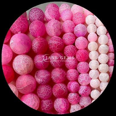 Gemstone Round Shape Beads Yellow Blue Weathered Agate Loose Strands for DIY Jewelry