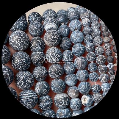 Multi-color Agate Beads 8mm Bead Size Natural Gemstone Round Cut Rainbow Weathered Agate Loose Strands for DIY Gift