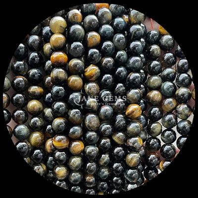 Polished 8mm Round Cut Gems Bead in Assorted Colors for Beadwork Projects