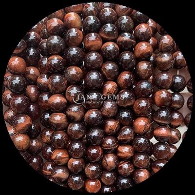 DIY Jewelry Making Essential Gems Bead 8mm Round Shape Tiger's Eye Loose Bead Strands
