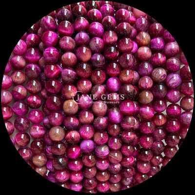 DIY Jewelry Making Essential Gems Bead 8mm Round Shape Tiger's Eye Loose Bead Strands