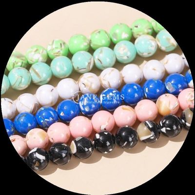 Bracelets Gemstone Beads , Turquoise Loose Bead Strands for DIY Jewelry Making