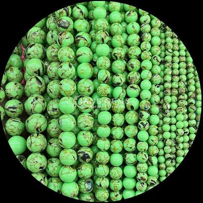 Polished Gemstone Beads for Embellishments Round Shape 8mm Size