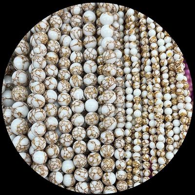 Polished Turquoise Loose Beads for Necklaces and DIY Jewelry