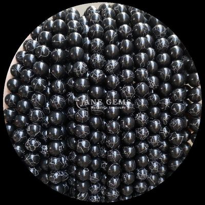 DIY Jewelry Making Round Cut Gemstone Turquoise Bead Strands in 8mm Size and Various Colors