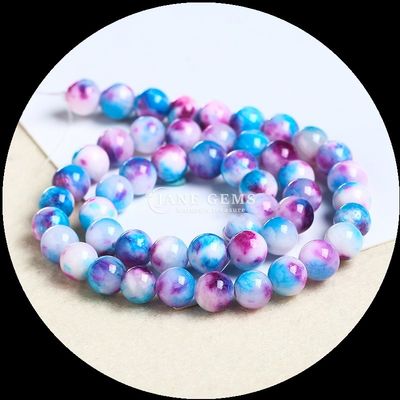 Gems Bead Round Cut Suitable For Bracelets Various Colors Jade Beads to Add a Touch of Elegance to Your Style
