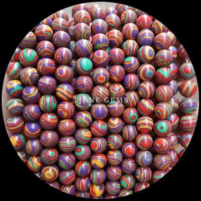 Gemstone Bead Various Synthetic Color Malachite Beads for DIY Jewelry Making