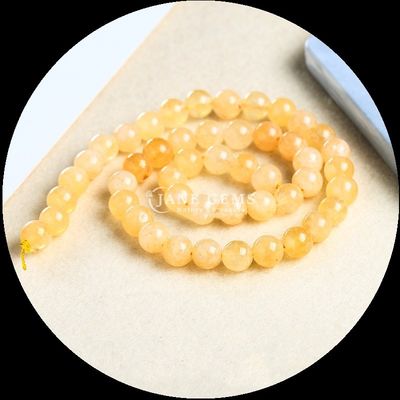 Round Cut Gemstone Various Colors Chalcedony Loose Bead Strands Perfect for DIY Jewelry Creations