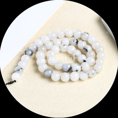 Natural Gemstone Beads in Multi-color Various Round Chalcedony Loose Bead Strands Perfect for Jewelry Designers
