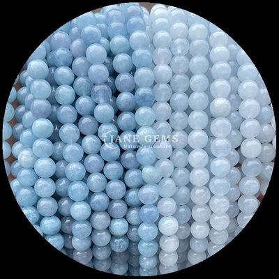 Natural Gemstone Beads in Multi-color Various Round Chalcedony Loose Bead Strands Perfect for Jewelry Designers