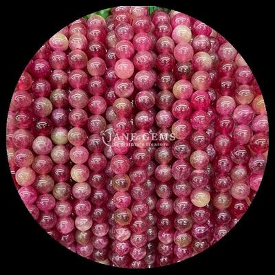 Round Cut Gems Bead Various Colors Chalcedony Loose Bead Strands Suitable for Bracelets from Origin