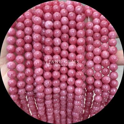 Gemstone Beads in Round Shape and Multiple Colors Various Chalcedony Loose Bead Strands Perfect for DIY Jewelry