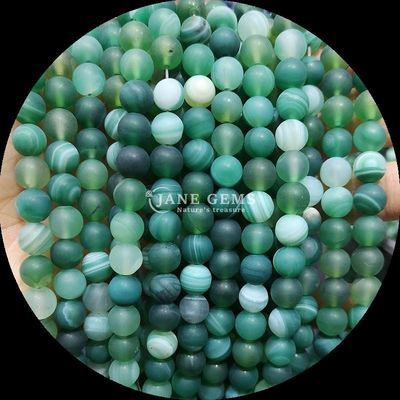 8mm Natural Gemstone Beads Gems Bead Various Banded Agate Frosted Loose Bead Strands for Handcrafted Beaded Accessories