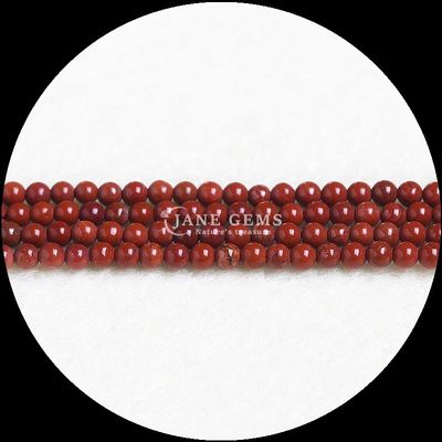Natural Crystal Healing Gemstone Beads 8mm Round Cut Red Jasper Garnet Strands