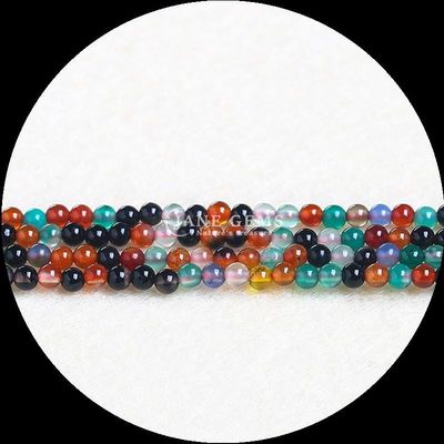 DIY Jewelry Making with Natural Gems Bead 4mm Size Beautiful Crystal Rose Quartz Sodalite Loose Bead Strands