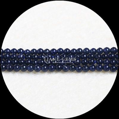 DIY Jewelry Making with Natural Gems Bead 4mm Size Beautiful Crystal Rose Quartz Sodalite Loose Bead Strands