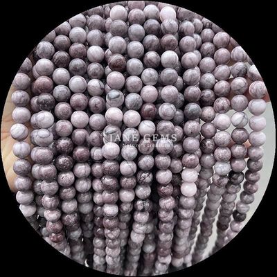 Round Gemstone with Polished Technique Red Jasper Blue Sandstone Crystal Healing Stone Loose Round Bead Strands Exquisite and Durable Jewelry