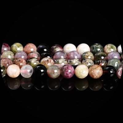 Round Cut Gems Bead Gold Sandstone Moss Agate Tourmaline Various Crystal Healing Loose Bead Strands The Ultimate DIY Jewelry Making Essential