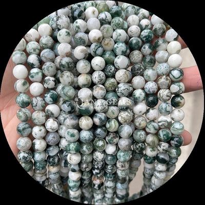 Round Cut Gems Bead Gold Sandstone Moss Agate Tourmaline Various Crystal Healing Loose Bead Strands The Ultimate DIY Jewelry Making Essential