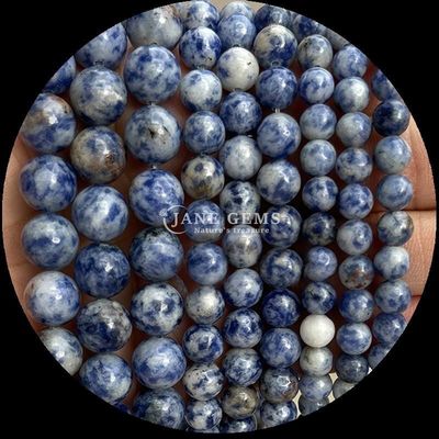 Gemstone Round Shape Howlite Rohdonite Crystal Stone Various Healing Stone types for DIY Jewelry