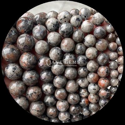 8mm Polished Gemstone Beads Hematite Yooperlite And More Various Types Crystal Healing Stone Loose Bead Strands for Fashion Accessories