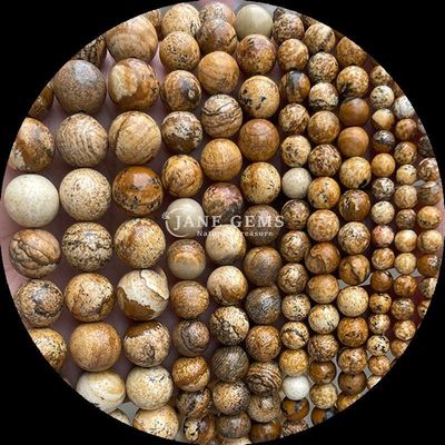 Gemstone Beads Round Shape Various Natural Healing Stones Gold Sandstone Labradorite Loose Bead Strands for Your Customers' Requirements