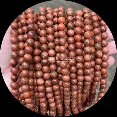Gemstone Beads Round Shape Various Natural Healing Stones Gold Sandstone Labradorite Loose Bead Strands for Your Customers' Requirements