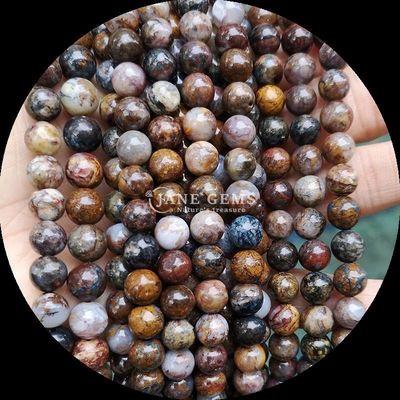 Gemstone Beads Round Shape Various Natural Healing Stones Gold Sandstone Labradorite Loose Bead Strands for Your Customers' Requirements