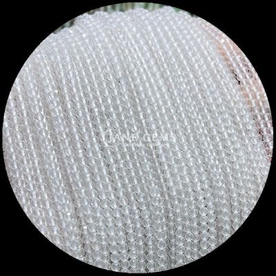 DIY Jewelry Making with Gems Bead Assorted Gemstone Color from Market Round Faceted Morganite Clear Quartz Crystal Healing Loose Gemstone Bead Strands
