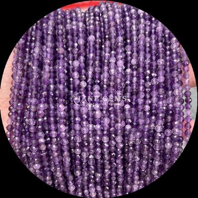 Natural Gemstone from The Perfect Choice for Your B2B Needs Various Crystal Stone Amethyst Green Aventurine Mini Faceted Loose Round Bead Strands
