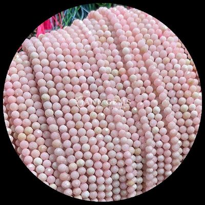 Upgrade Your DIY Jewelry Making with Gems Bead Round Shape and Natural Gemstone Various Natural Crystal Healing Stone Dalmatian Jasper Tourmaline Loose Mini Faceted Bead Strands